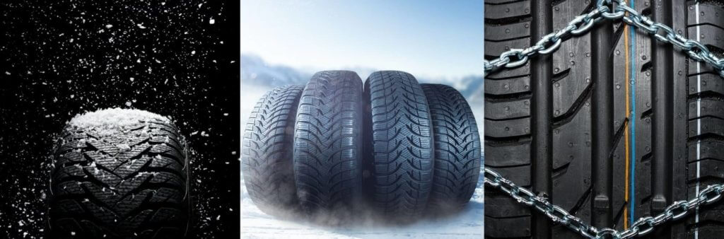 différents types de pneus